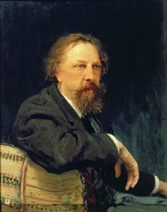 Kirjailijan muotokuva Kreivi Aleksei K. Tolstoi (1817-1875), 1896